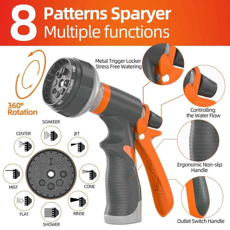 Specilite Garden Hose 5/8 in Heavy Duty, Flexible and Lightweight Water Hose - Image 5