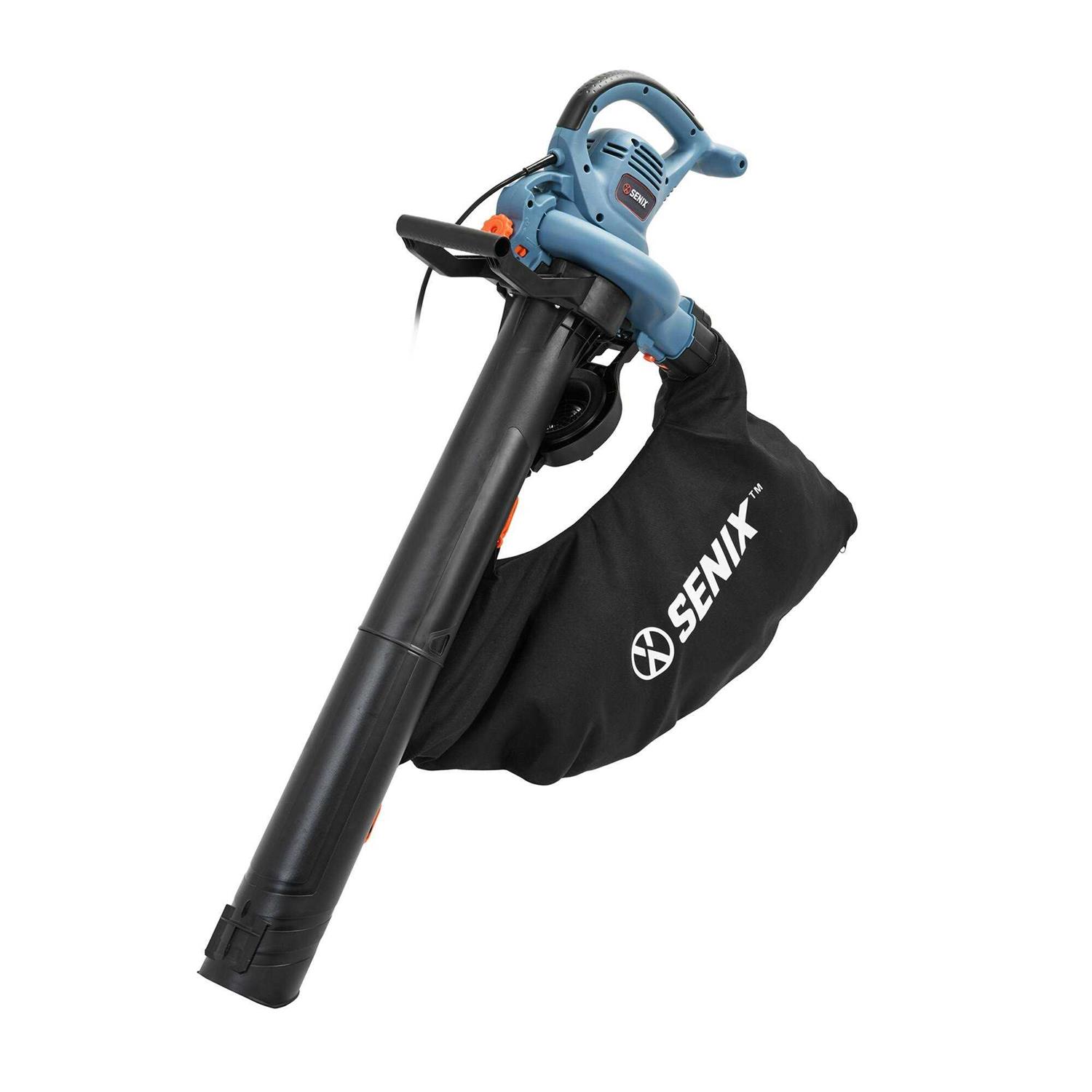Senix 179 MPH/420 CFM 12A Electric Leaf Blower and Vacuum BLVE12-M - Image 2