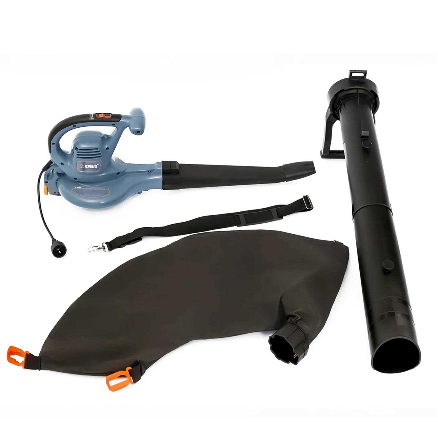 Senix 179 MPH/420 CFM 12A Electric Leaf Blower and Vacuum BLVE12-M - Image 4