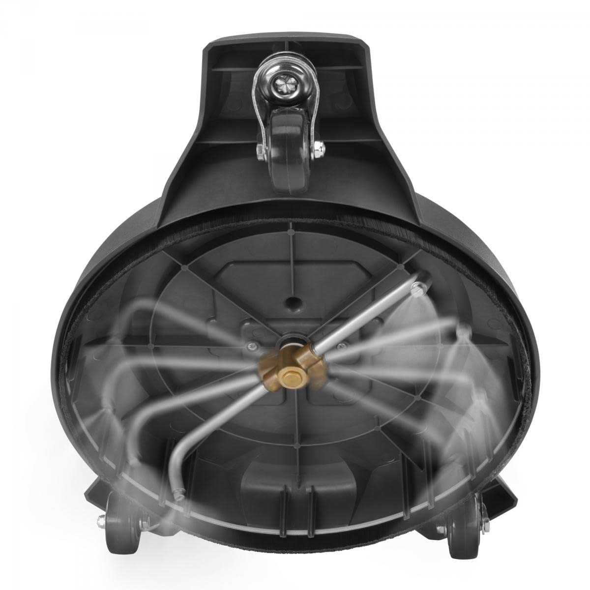 RYOBI 12 in. 3100 PSI Electric Pressure Washer Surface Cleaner with Caster Wheels - Image 2