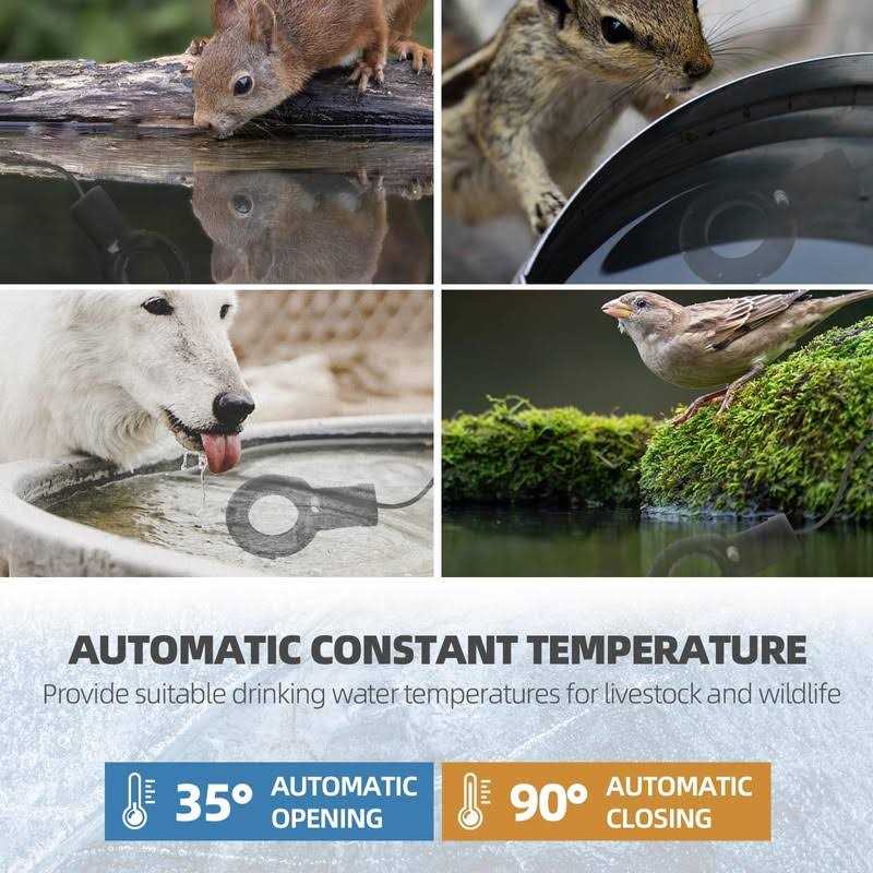 SLASHCOOL Upgraded 500-Watt De-Icer Submergible Cast Aluminum Utility De-Icer - Image 4