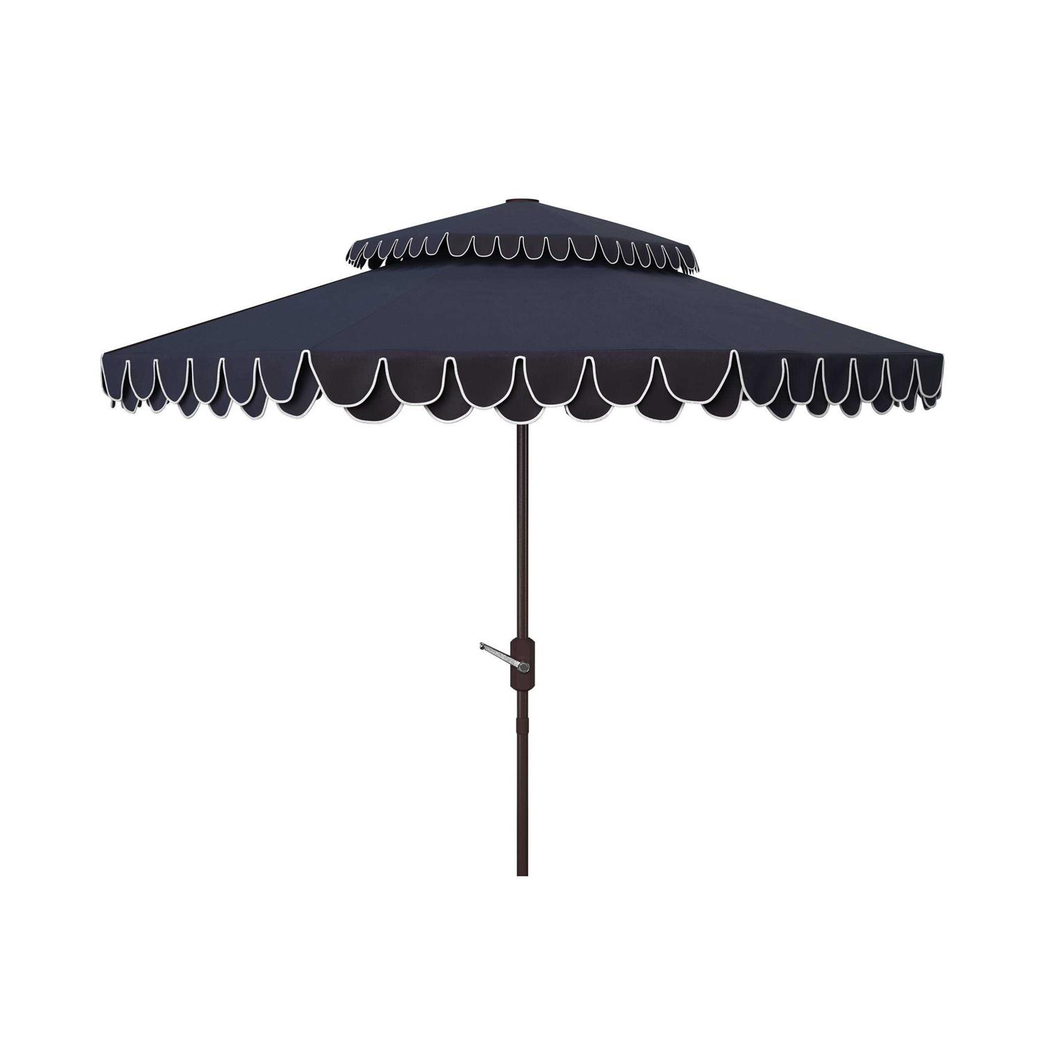 Safavieh Elegant Valance Double Top Umbrella