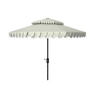 Safavieh Elegant Valance Double Top Umbrella
