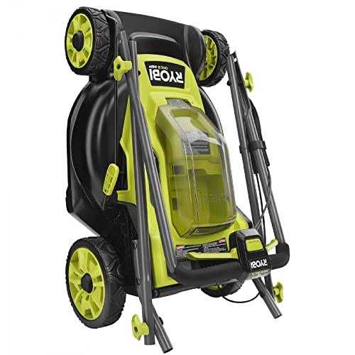 RYOBI 18V ONE+ HP Brushless 16&” Lawn Mower Kit 2 Batteries - Image 2