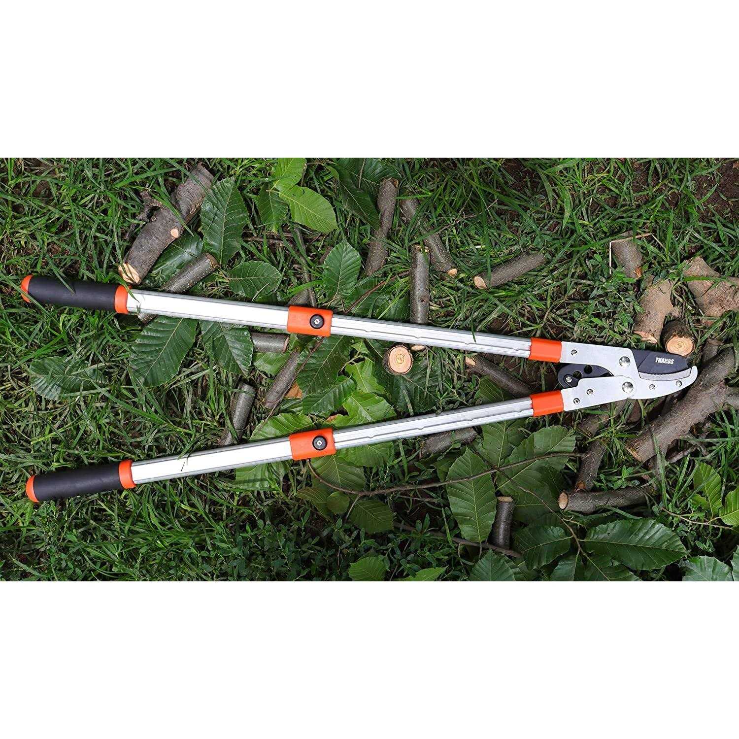 THANOS A1101 Extendable Anvil Loppers Tree Trimmer with Compound Action,Chops Thick Branch Ease,28-40&” Telescopic Heavy Duty Branch Cutter,2 inch - Image 5