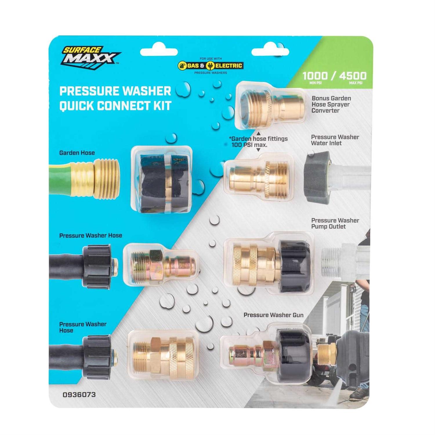 SurfaceMaxx Pressure Washer Quick Connect Kit SGY-PWA78 - Image 5