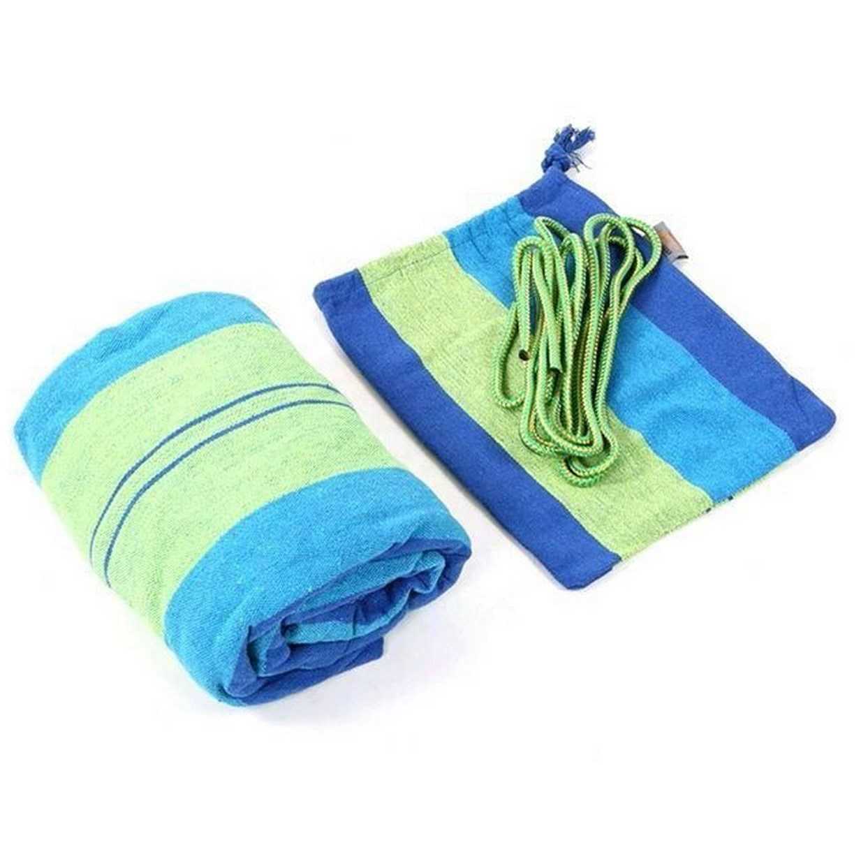 WoneNice Outdoor Double 2 Person Cotton Hammock - Image 5