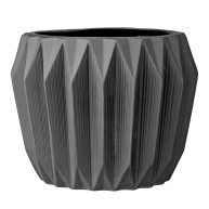 Storied Home Ceramic Fluted Flower Pot