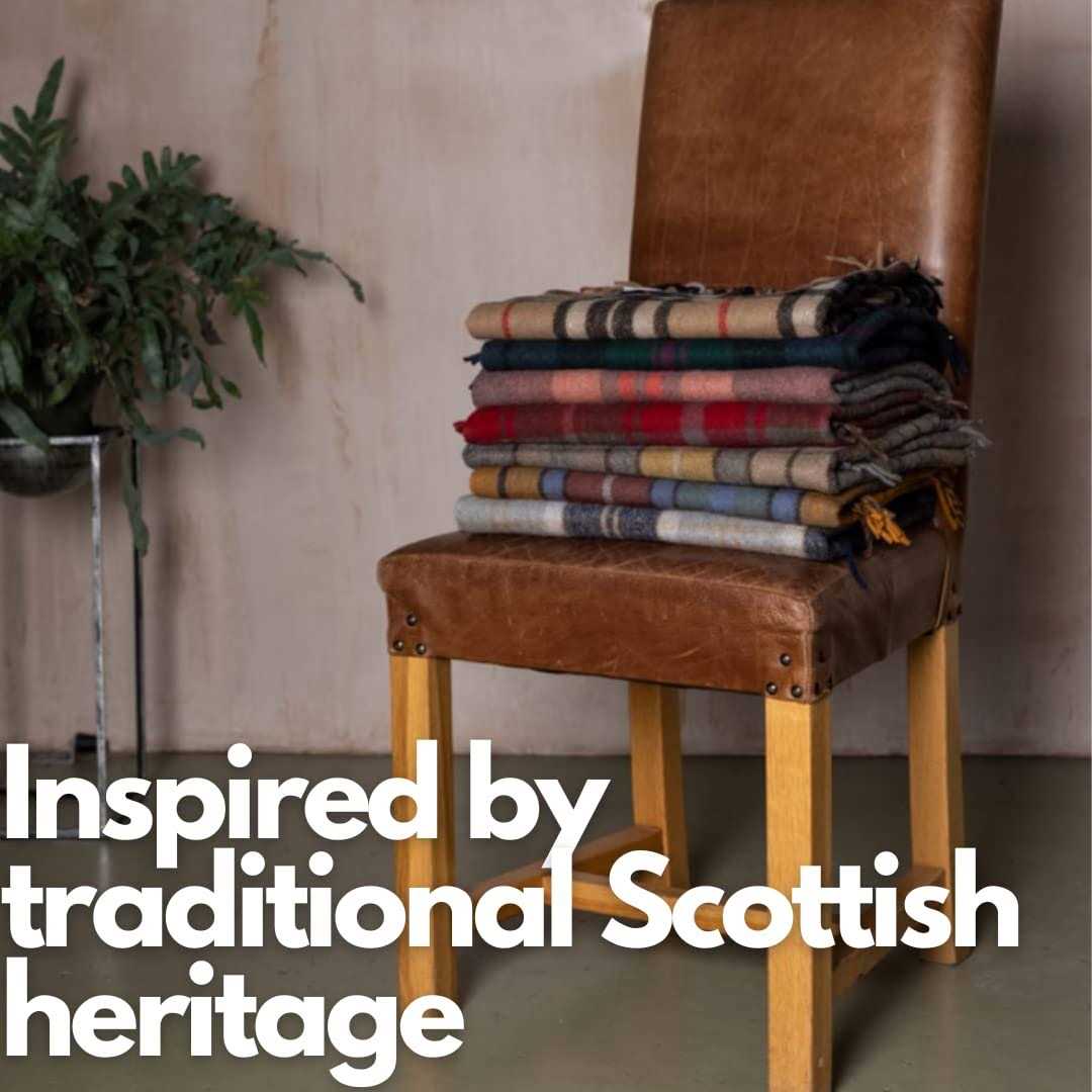 The Scotland Kilt Company – New BNWT Scottish Throw Large Wool Tartan Rug - Image 2