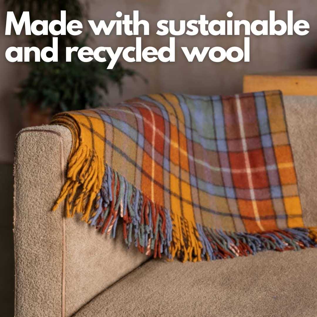 The Scotland Kilt Company – New BNWT Scottish Throw Large Wool Tartan Rug - Image 4