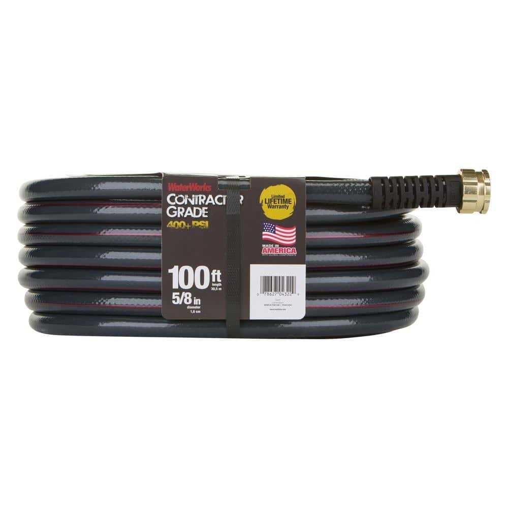 Waterworks 5/8 in. x 100 ft. Heavy Duty Contractor Water Hose - Image 5
