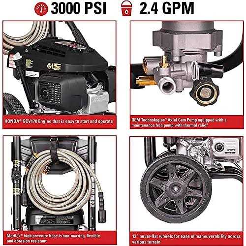 Simpson MegaShot MS60809 3000 PSI 2.4 GPM Honda GCV160 Gas Pressure Washer New MS60809-S - Image 5