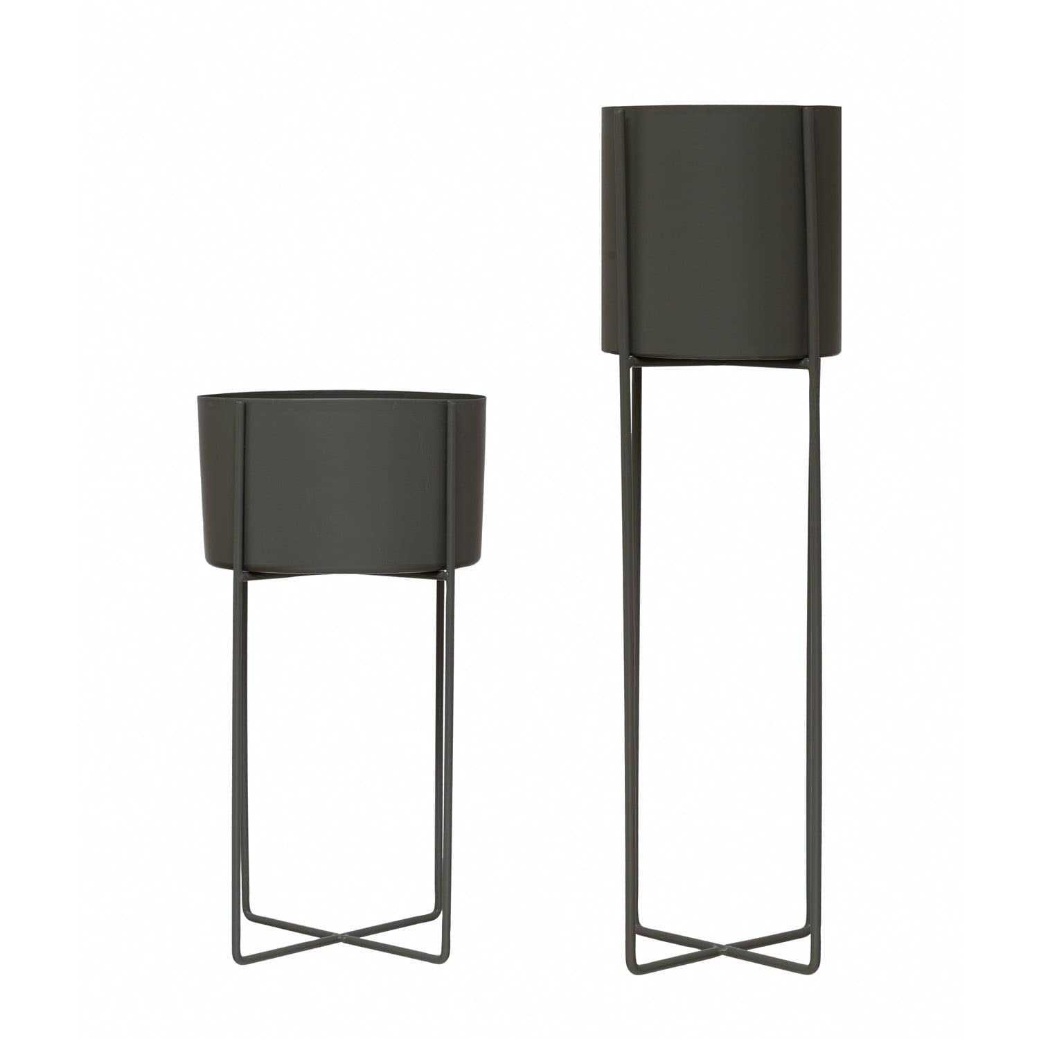 Storied Home Metal Planter with Stand - Image 2