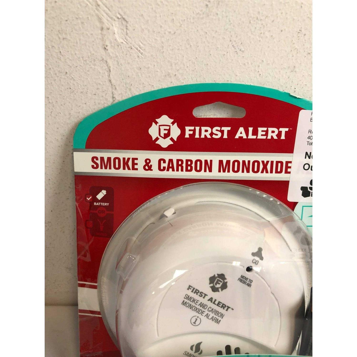 First Alert Battery-Powered Electrochemical/Ionization Smoke and Carbon Monoxide Detector - Image 3