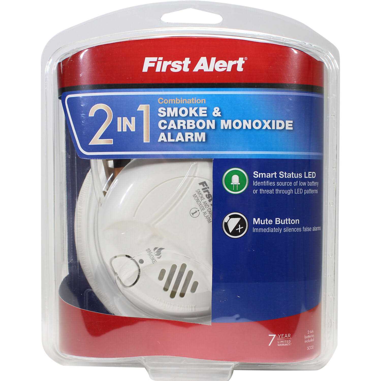 First Alert Battery-Powered Electrochemical/Ionization Smoke and Carbon Monoxide Detector - Image 5