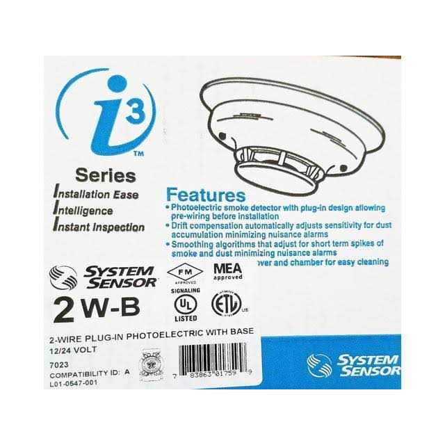 System Sensor 2W-B i3 Smoke Detector - Image 5