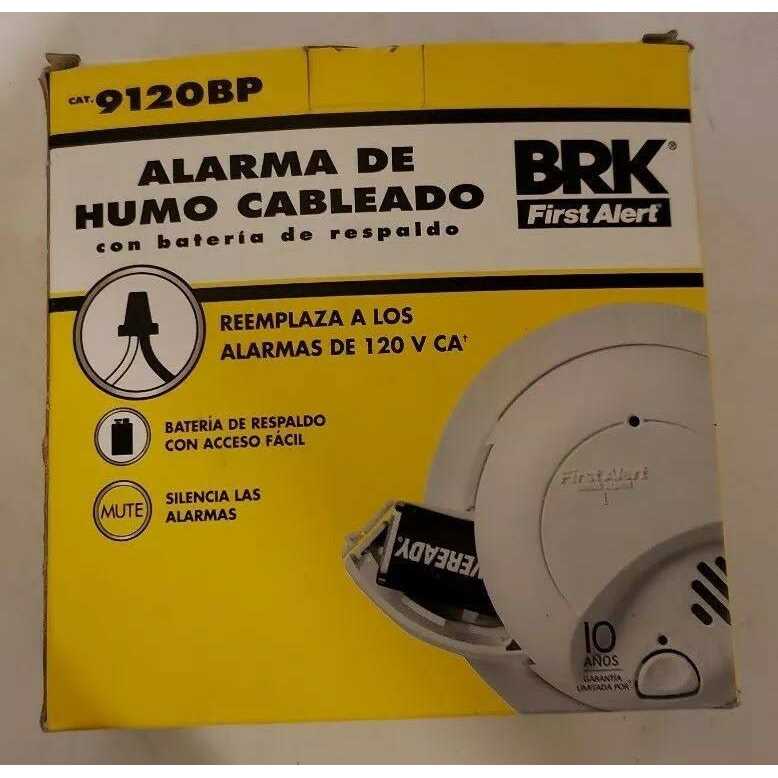 First Alert AC Hardwired 120-Volt Smoke Detector 9120BP - Image 2