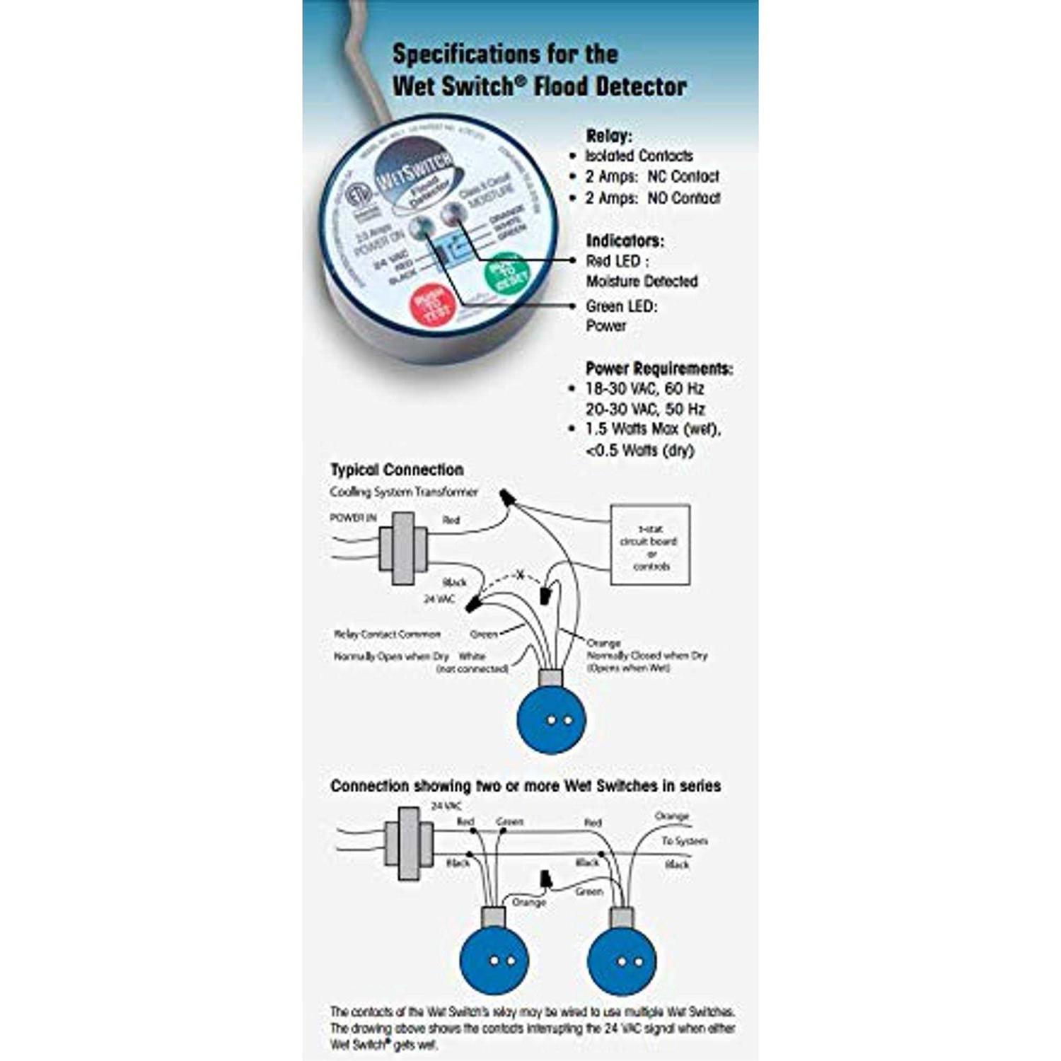 Diversitech WS-1 Wet Switch Flood Detector - Image 3