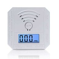 FDUIOSPF Carbon Monoxide Detector,CO Gas Monitor Alarm Detector,CO Sensor with Led Digital Display for Home,Depot,Battery Powered