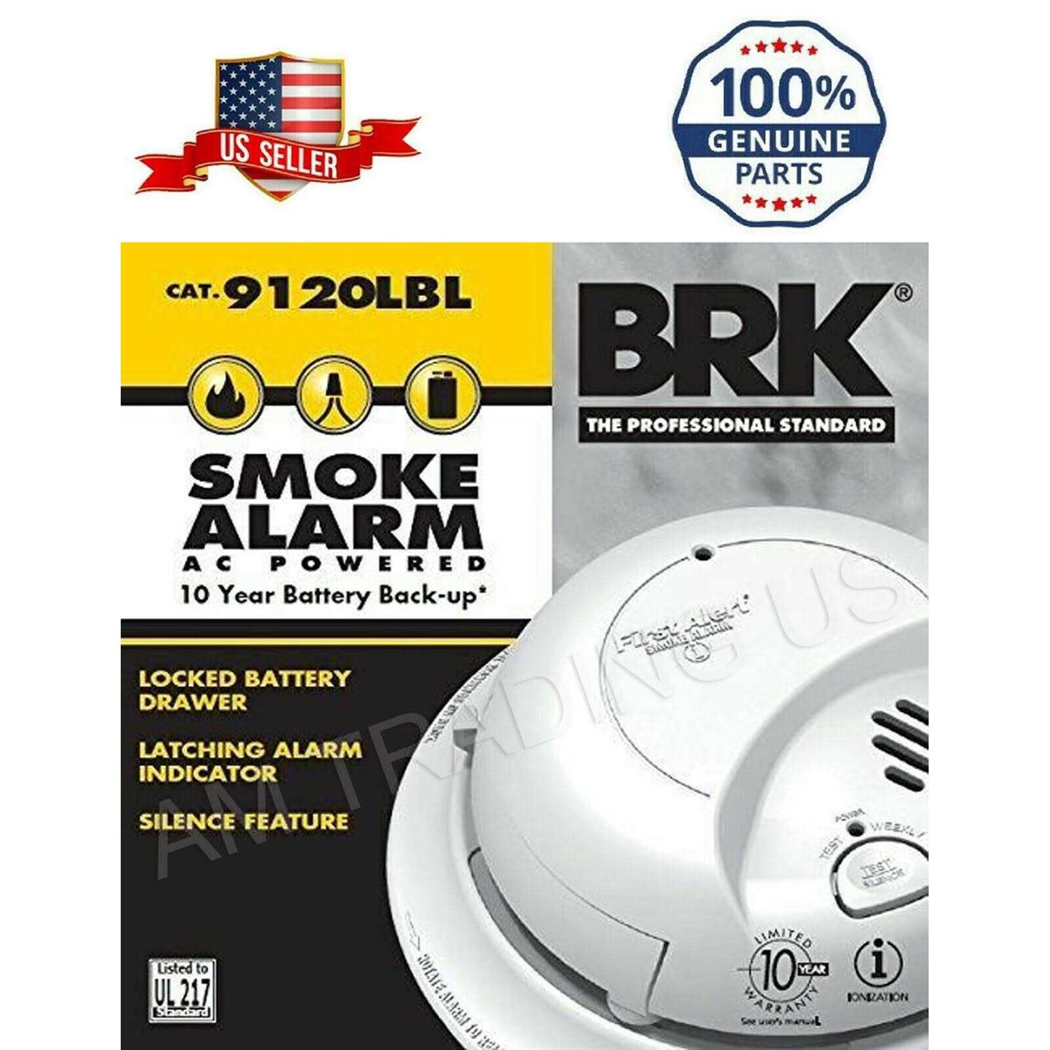 First Alert Smoke Alarm Hardwired Battery Backup 9120LBL - Image 3