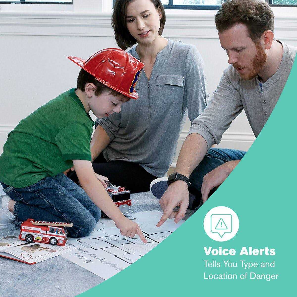 First Alert Wireless Interconnected Smoke & Carbon Monoxide Alarm with Voice - Image 3