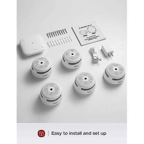 X-Sense Smart Smoke Detectors with SBS50 Base Station Wi-Fi Smoke Alarm Compatible with X-Sense Home Security App - Image 5