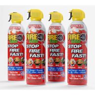 Fire Gone Set of 16-oz Fire Suppressant Spray Cans