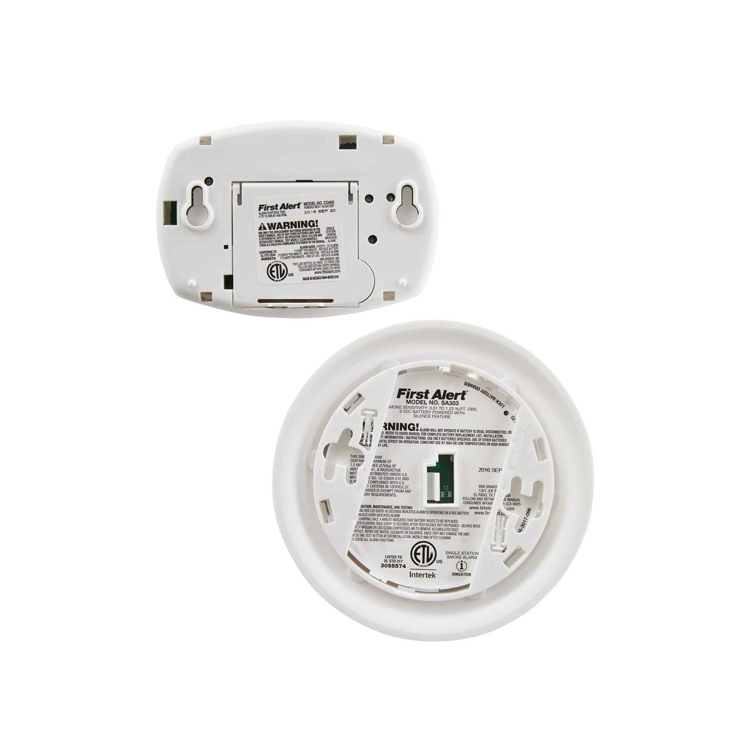 First Alert Smoke Carbon Monoxide Detector Combo Pack - Image 5