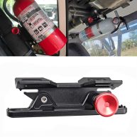 Samman Fire Extinguisher Mount Bracket Aluminum Utv Quick Release Fire Extinguisher Holder Compatible with Jeep Wrangler Jk Polaris Ranger Cam-am X3