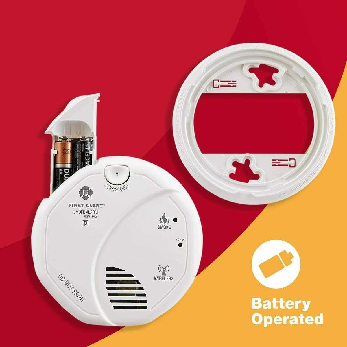 First Alert SA511CN2-3ST Interconnected Wireless Smoke Alarm with Voice Location - Image 5
