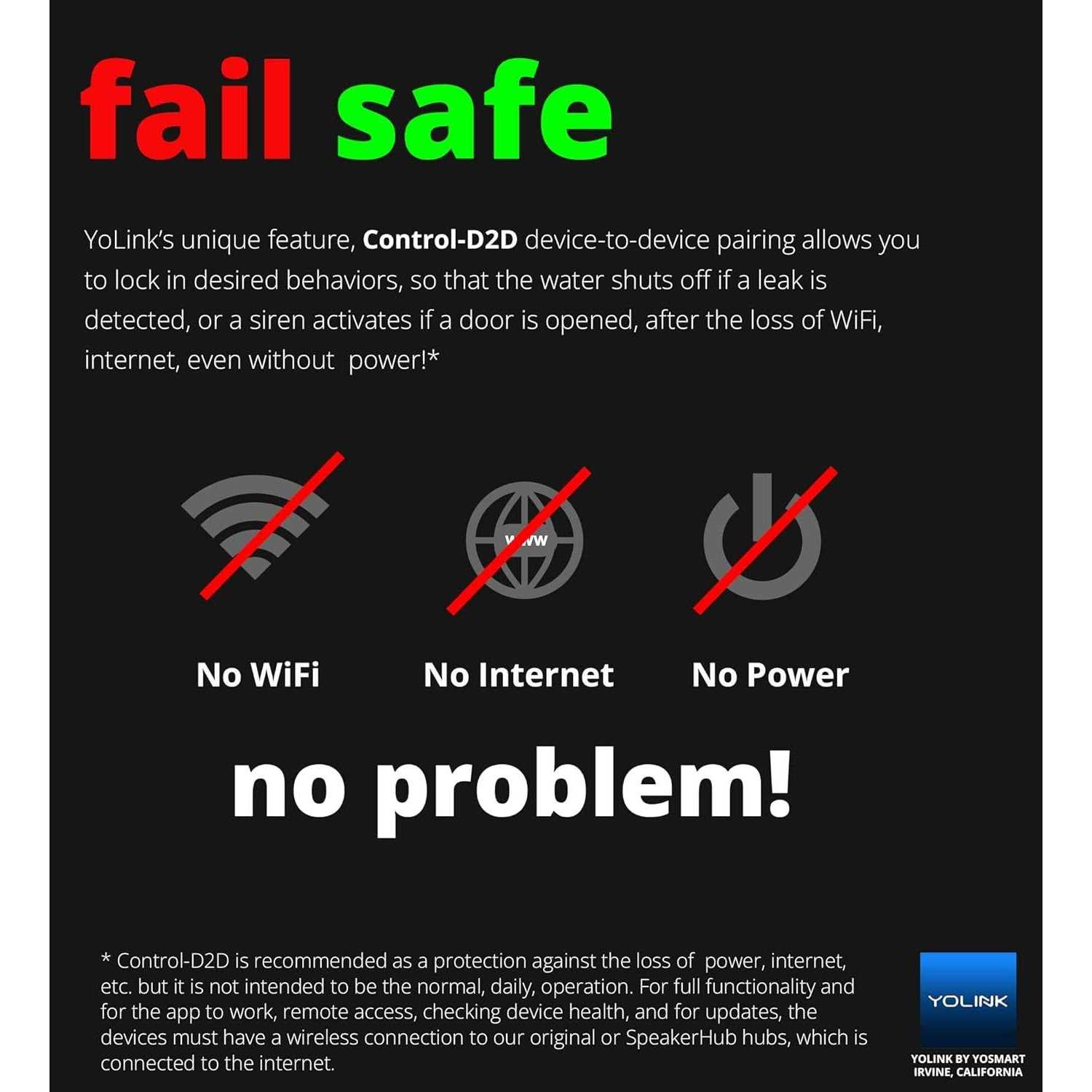 Smart Water Leak Sensor 3 Pack YoLink 1/4 Mile World’s Longest Range Wireless - Image 5