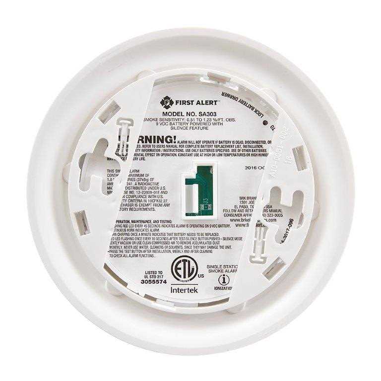 First Alert Sa303cn3 Battery Powered Smoke Alarm - Image 2