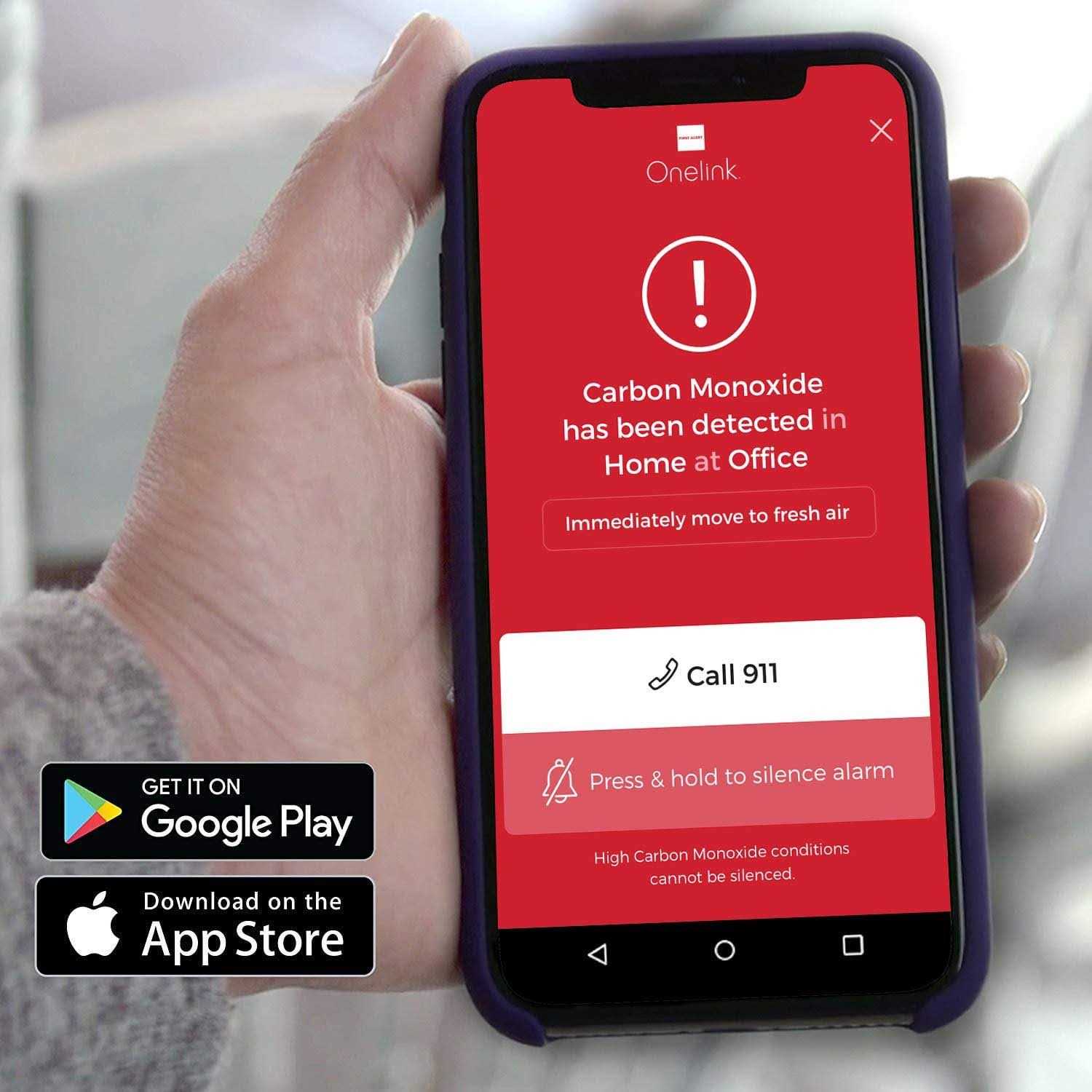 First Alert Onelink Safe Sound Smart Carbon Monoxide/Smoke Alarm with Alexa - Image 4