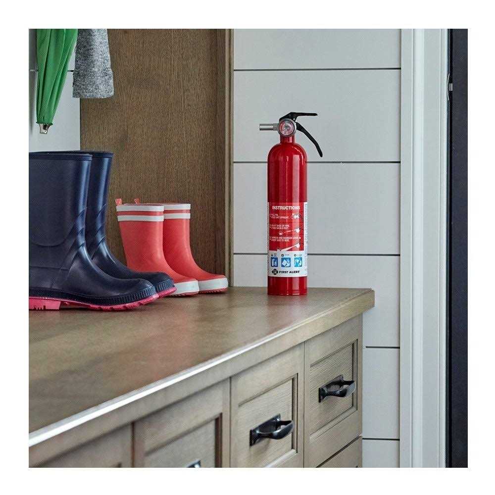 First Alert Home Fire Extinguisher Rated 1-A 10-b C - Image 2