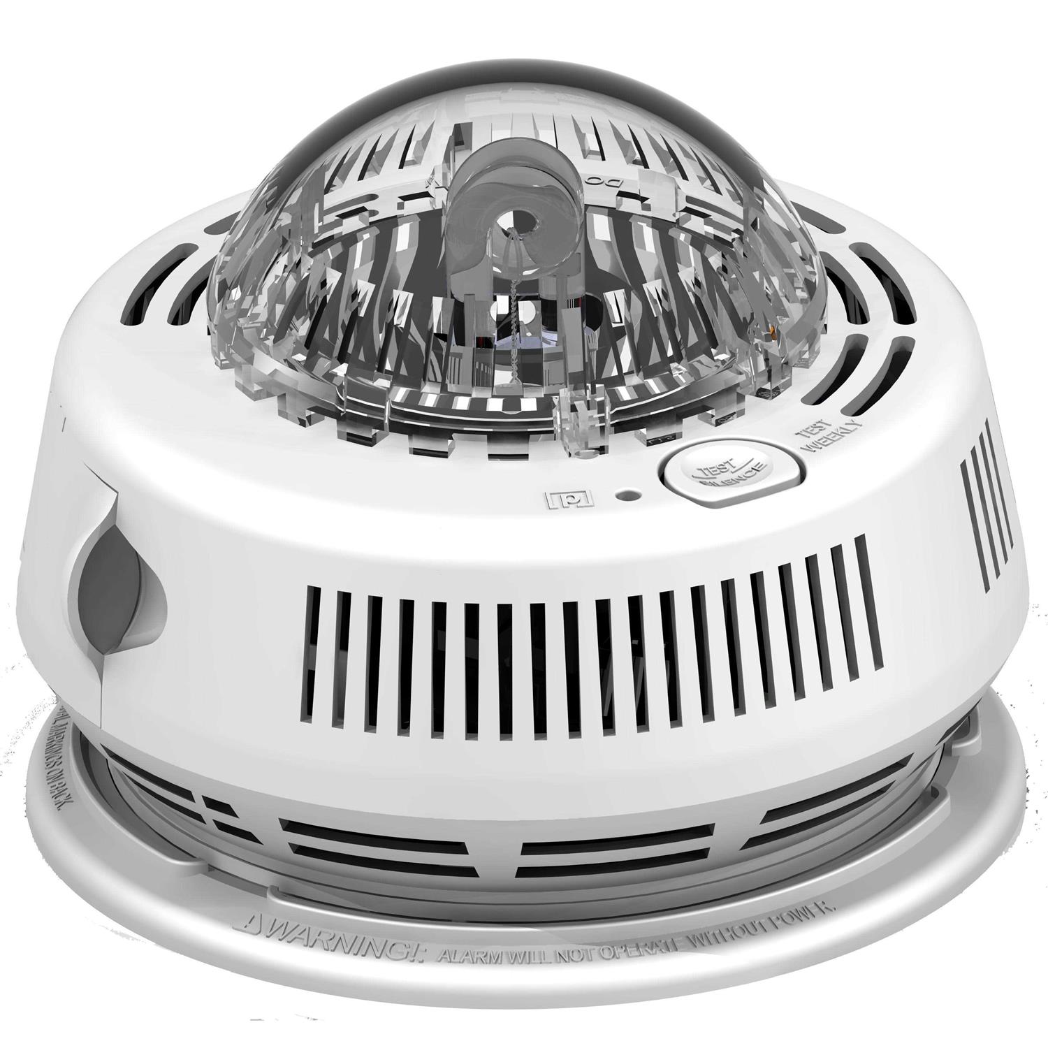 First Alert Photoelectric Smoke Alarm with Integrated Strobe Light 7010BSL