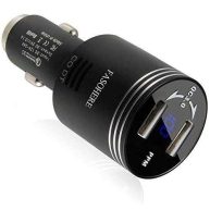 Fasohere Car Carbon Monoxide Detector Dual Usb Car Adapter Led Display