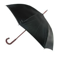 Totes Auto Open Wooden Stick Umbrella