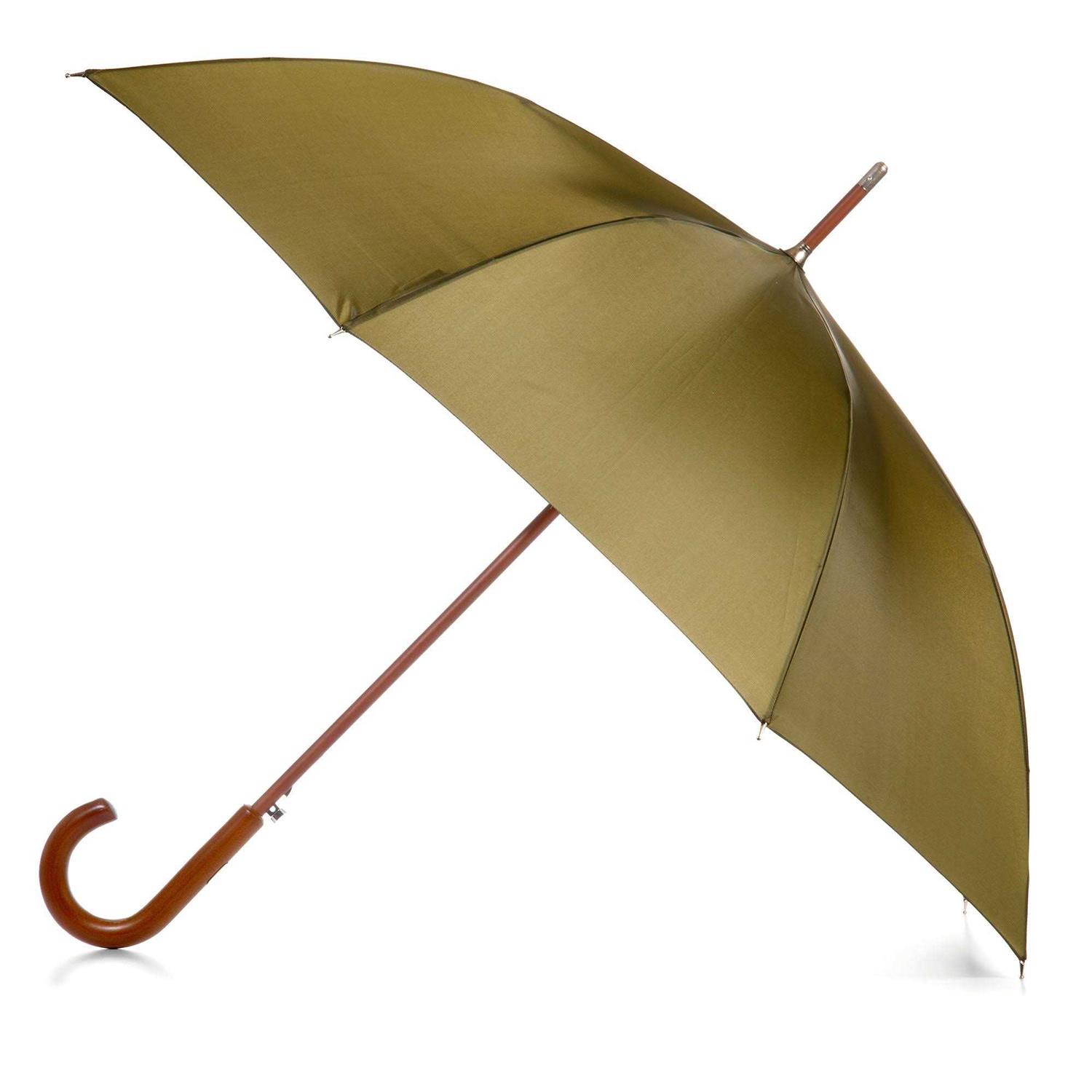 Totes Auto Open Wooden Stick Umbrella - Image 2