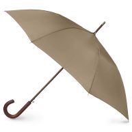 Totes Auto Open Wooden Stick Umbrella