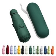 Trenovo Travel Umbrella Mini Folding Compact Umbrella with Case 8 Ribs Lightweight Portable Umbrella