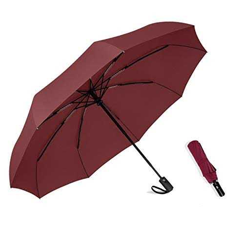 SIEPASA Two Packs Auto Open & Close Small Travel Umbrella Compact for Backpack-Umbrellas for Rain - Image 4