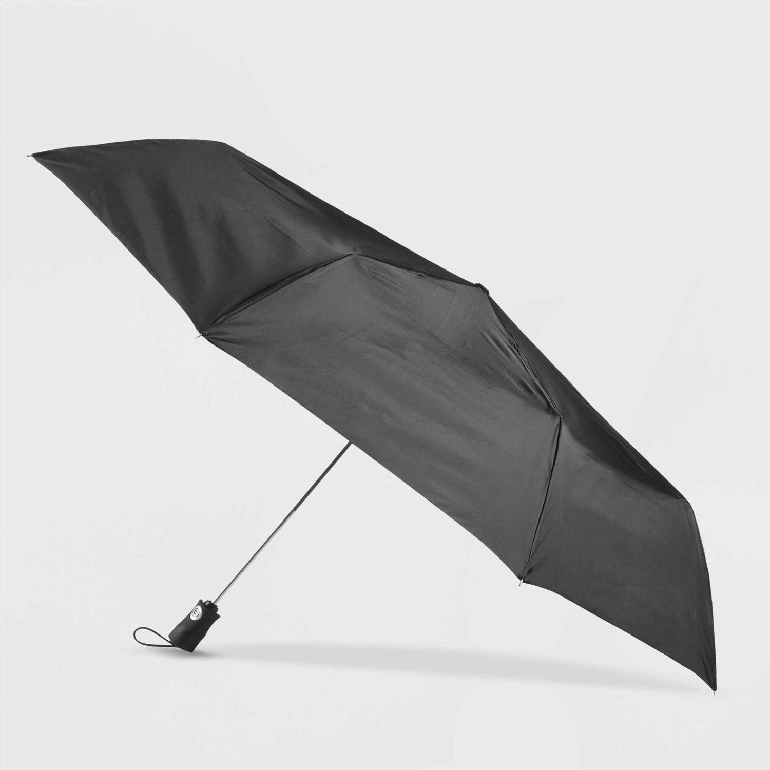 Totes Men’s One-touch Auto Open Close Sunguard ECO Compact Umbrella - Image 3