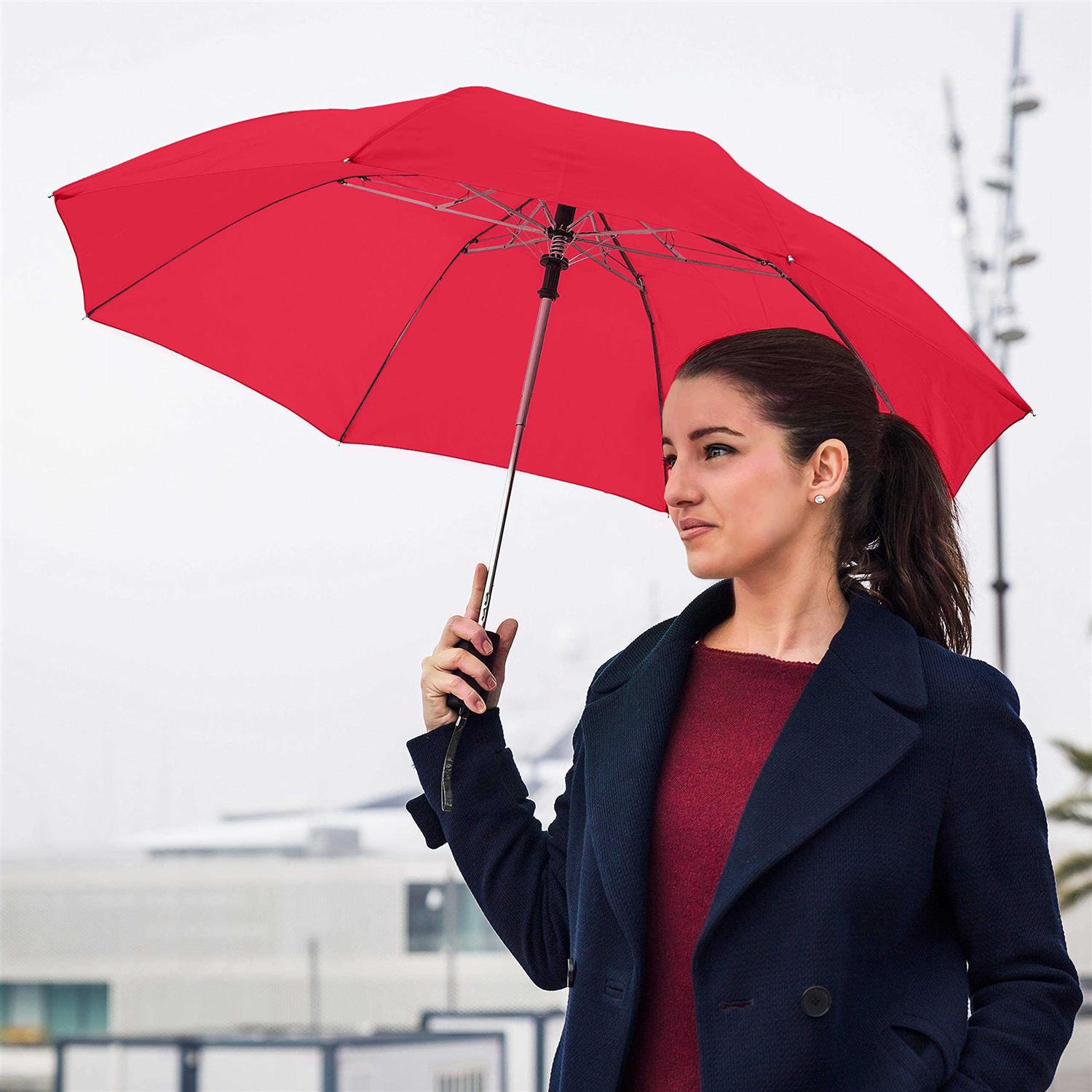 STROMBERGBRAND Umbrellas Spectrum Popular Style 15 Automatic Open Umbrella Light Weight Travel Folding Umbrella for Men and Women - Image 2