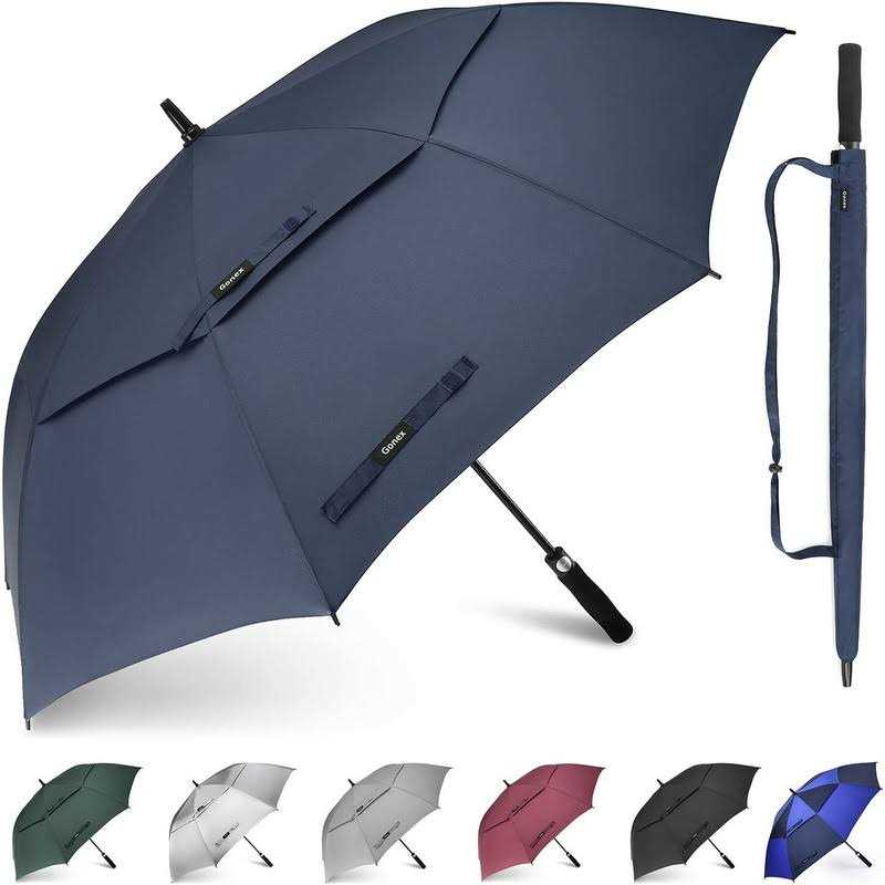 TradMall Travel Umbrella Windproof with 46 Inches Large Canopy 10 Reinforced Fiberglass Ribs Ergonomic Handle Auto Open & Close - Image 4