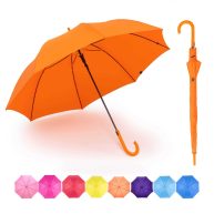 RUMBRELLA UV Stick Umbrella Auto Open UPF 50+ with J Hook Handle 51IN