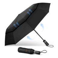 TECKNET Windproof Umbrella for Rain Large Travel Folding Umbrella