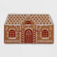 Wondershop 30×18 Gingerbread House Christmas Novelty Coir Outdoor Mat Brown