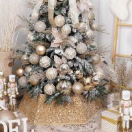 Transform Your Christmas Tree with Sunshine’s Sparkling Sequin Tree Skirt