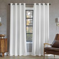 Sun Zero Oslo Theater Grade 100% Blackout Grommet Curtain Panel