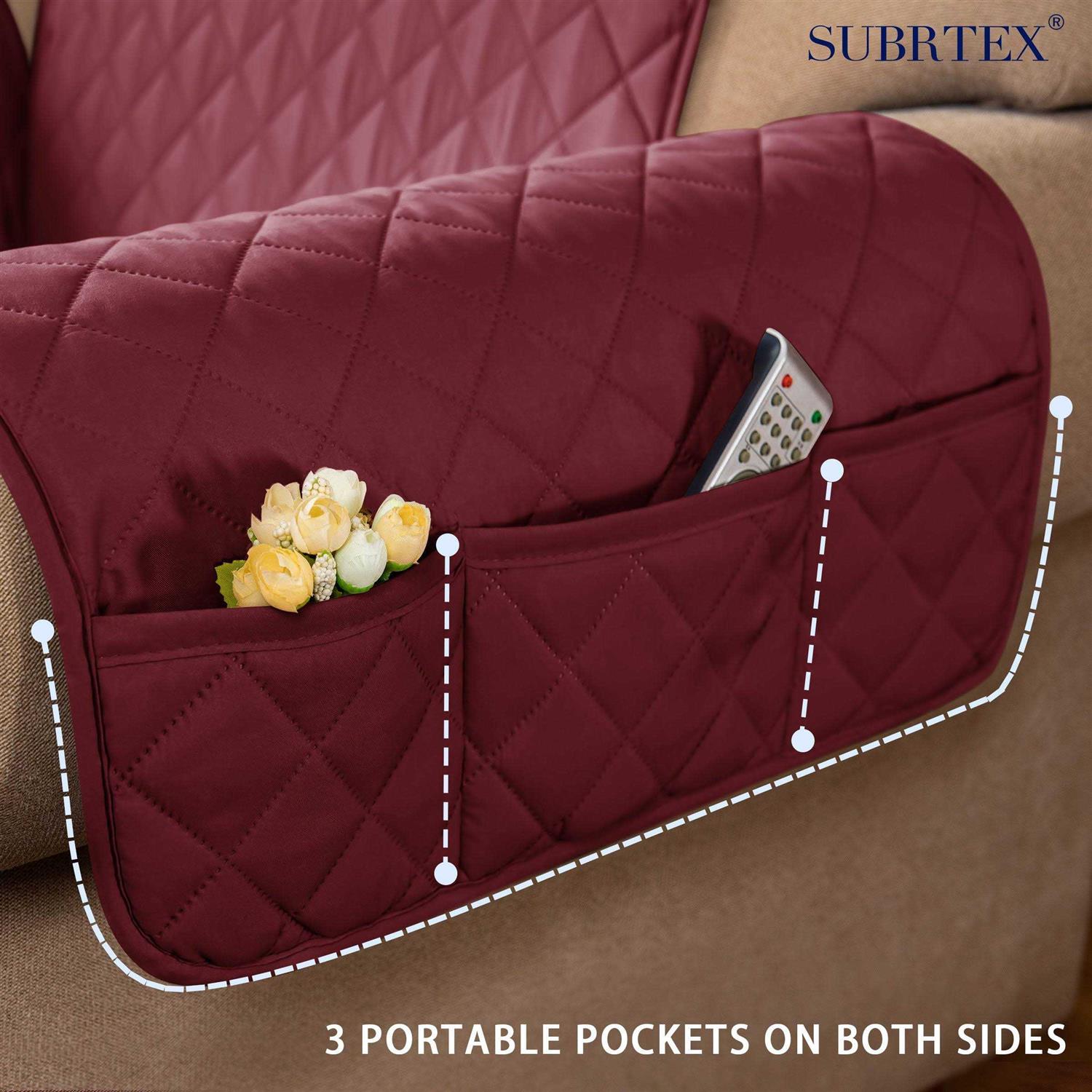Subrtex Reversible Armchair/Loveseat/Sofa Slipcover - Image 5